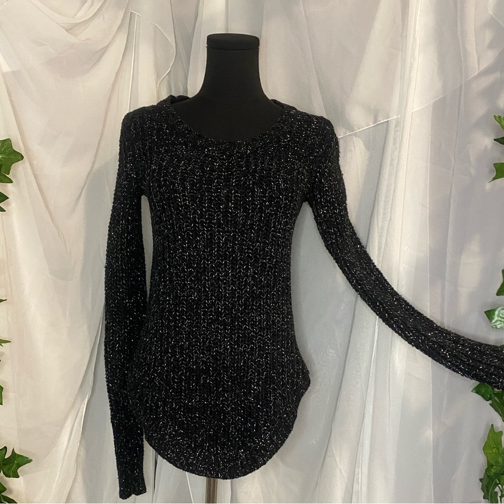 Between Me & You Sparkly Knit Sweater From Anthropologie